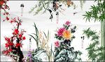 梅兰竹菊 诗