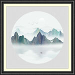 抽象山水画