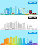 泰州地标建筑剪影