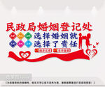 婚姻登记大厅文化墙