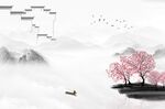 山水背景墙