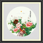 国画牡丹