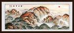 泰山风景画