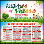 夏季健康宣传栏