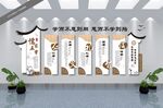 儒家五常  校园文化墙
