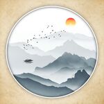  写意水墨山水