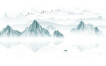 水墨画山水画