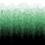绿色森林意境抽象画背景素材