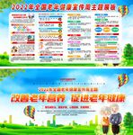 全国老年健康宣传周知识展板