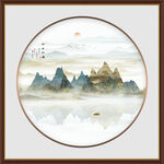 新中式山水画