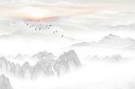 山水背景墙