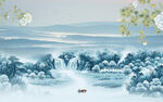 大气客厅新山水画 TIf分层