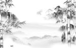 意境 灰色新山水画 TIf分层