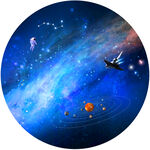 圆形星空