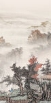 现代 大气玄关山水 Tif分层