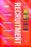 兼职招聘海报模板