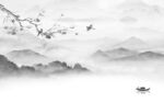 中式 客厅灰色山水 TIf分层