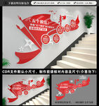 党建楼梯文化墙