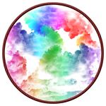 色彩渐变云朵