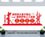 森林防火文化墙