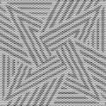  点阵排列激光镂空冲孔图