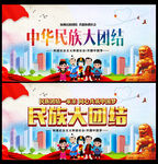 民族团结文化展板