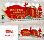 人才强国文化墙
