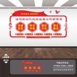 纪检监察文化墙
