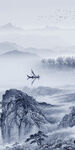 爆款 高端山水玄关 Tif分层