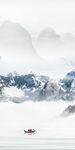 高清 山水中式玄关 tiF分层