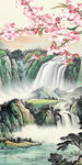 新中式现代玄关画 Tif分层