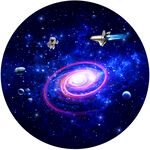 圆形星空