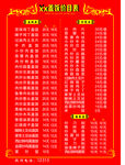 盖饭菜单