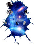 3D星空立体画