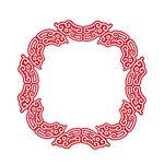 花纹圆环传统矢量