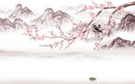花鸟电视背景山水 TIf分层