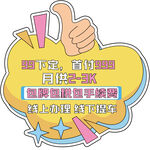 汽车手举牌