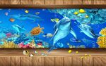 3D海底世界背景墙