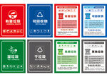 小区垃圾分类标语展板提示牌
