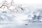 新中式背景墙