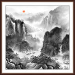 水墨画