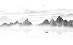 新中式水墨画