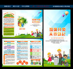 垃圾分类三折页