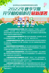 2022秋季学期开学七项部署