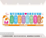 市民文明公约文化墙展板设计