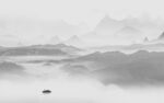 意境最新山水墙画 TIf分层