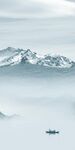 玄关中式意境山水 TIf分层