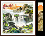 山水国画风景画