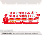 廉洁从医形象墙
