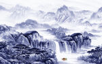 新款新山水背景画 TIf分层